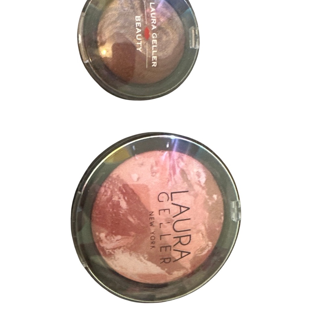 LOT Laura Geller Baked Blush and Baked Eclipse Eye Shadow Duo NWOT